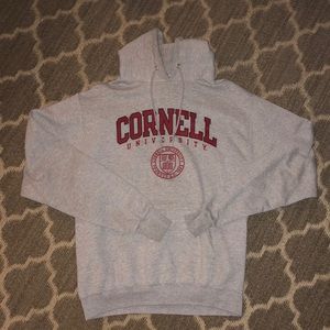Champion Tops | Cornell Champion Hoodie | Color: Gray/Red | Size: M | Emmasklarrr's Closet
